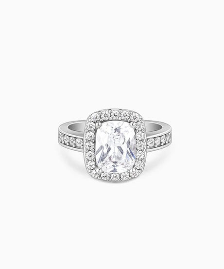 Silver Classic Solitaire Ring