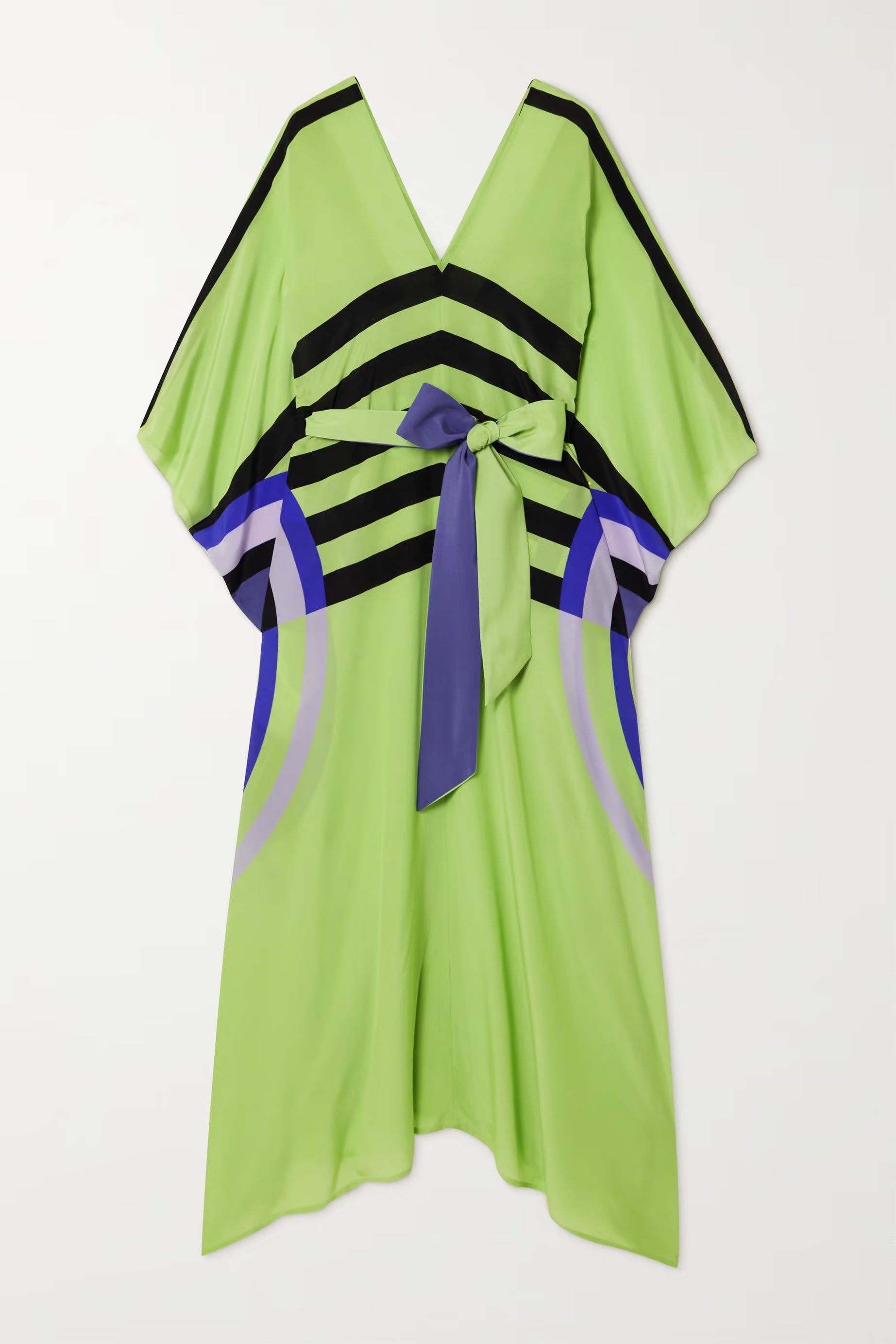 Silk Crepe Kaftan, Stylish and Relaxed Fit Caftan For Women's