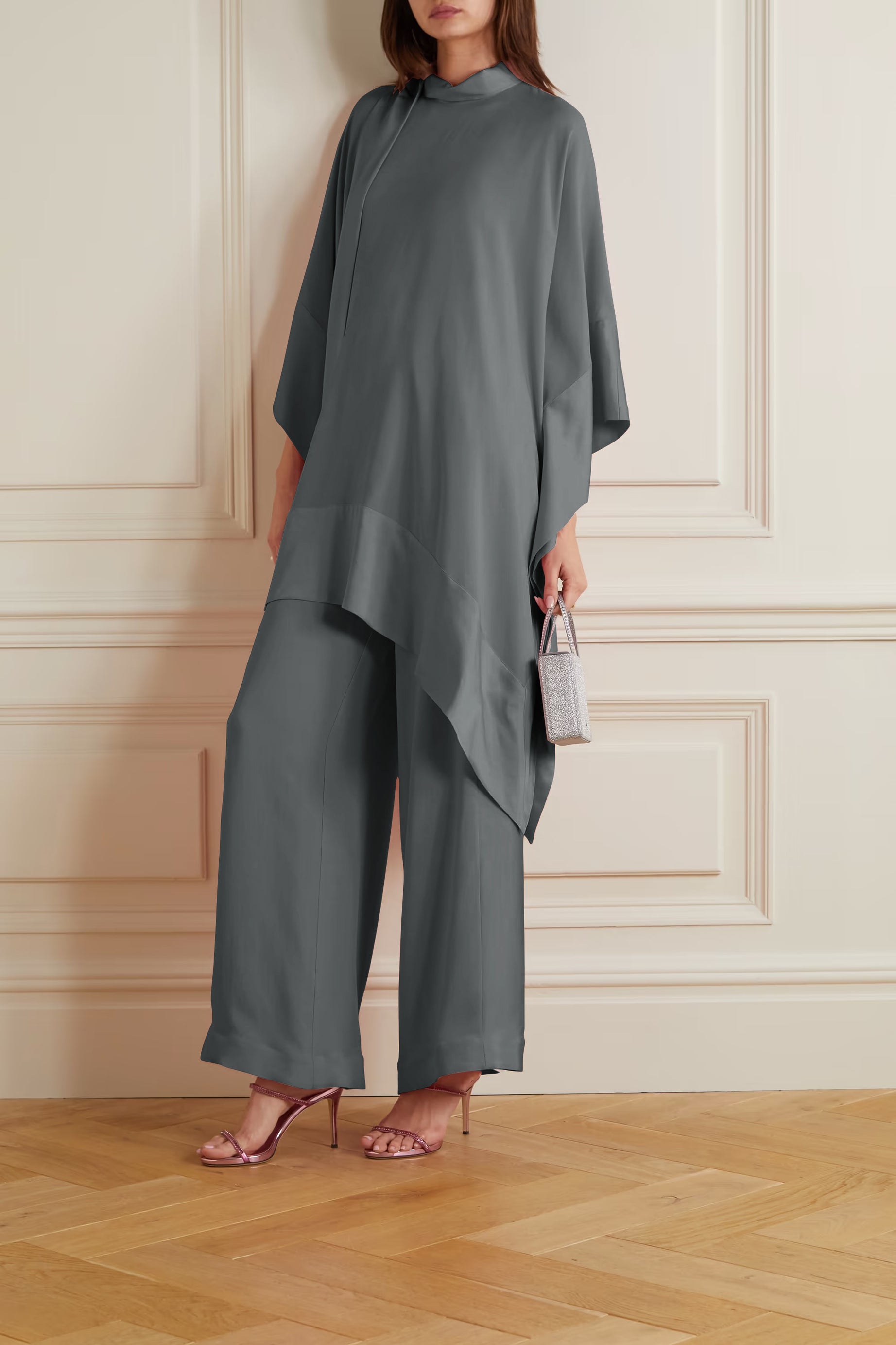 Korean Nida Co-ord Set For Women's
