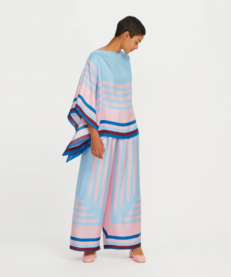 Women's Printed Soft Satin Silk Stylish Co-ord Set