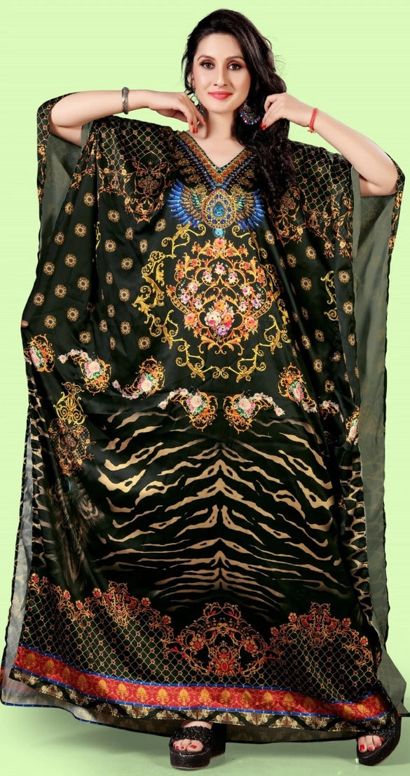 Free Size Kaftan Dresses for Women Long Beach Cover Up V Neck Summer long Caftan