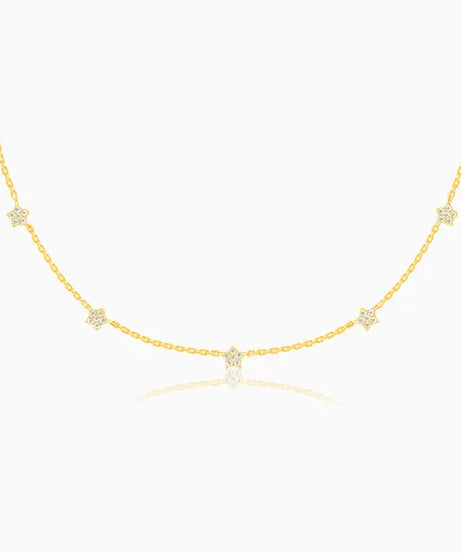 Golden Star Constellation Necklace