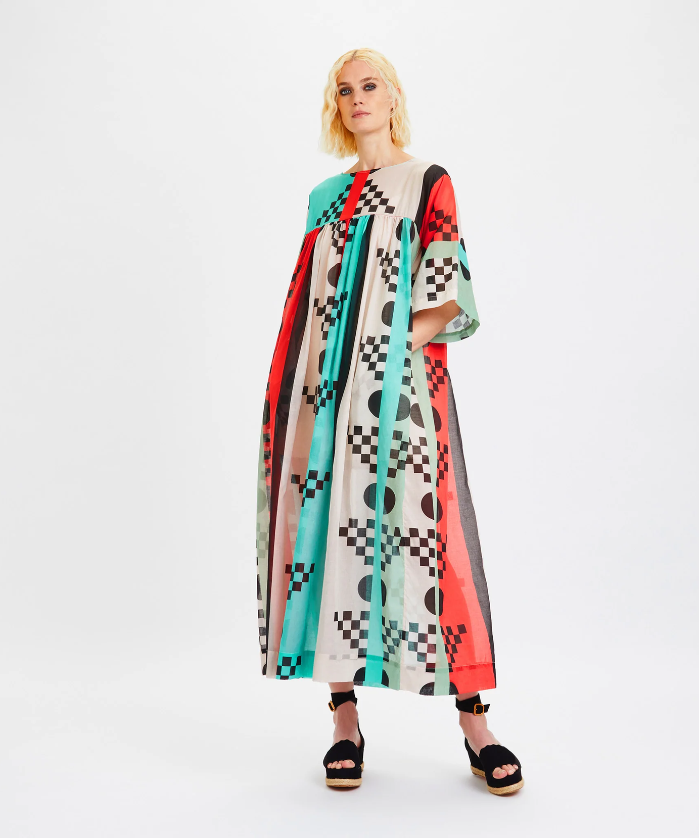 Soft Rayon Cotton Kaftan – Lightweight and Breathable Caftan For Women's