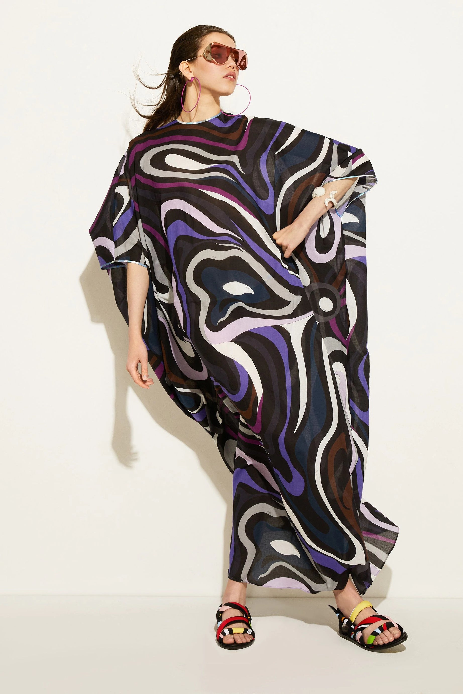 Lewish Cotton Kaftan - Soft & Lightweight Lounge Wear Women's Caftan