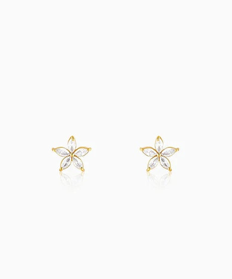 Golden Lily Earrings