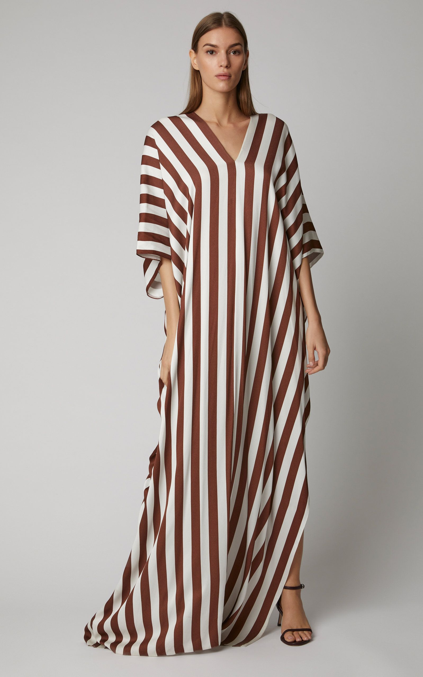 Luxury Soft Satin Silk Kaftan, Long Caftan For Women's