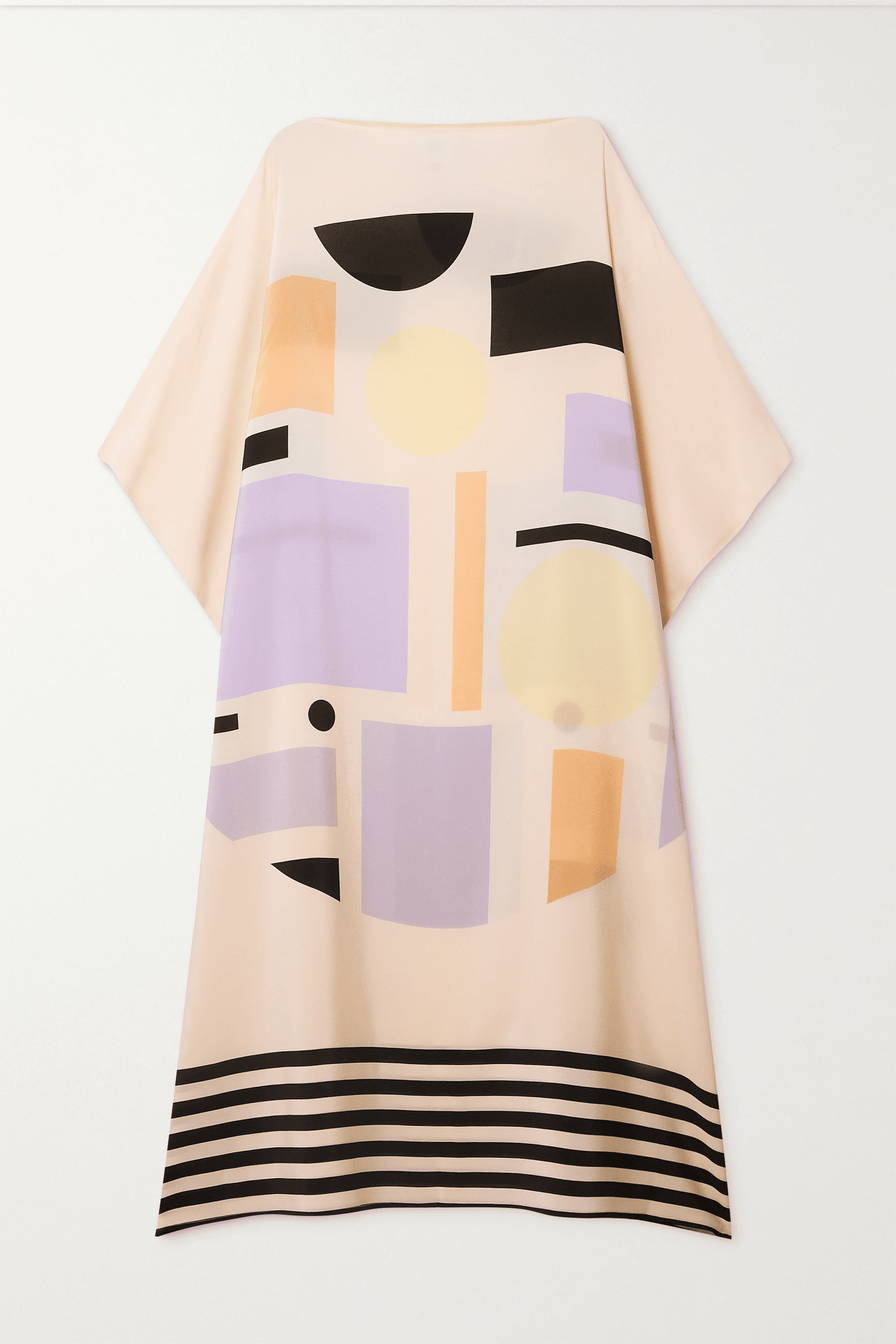 Premium Soft Silk Crepe Kaftan - Flowy, Comfortable Caftan For Women's