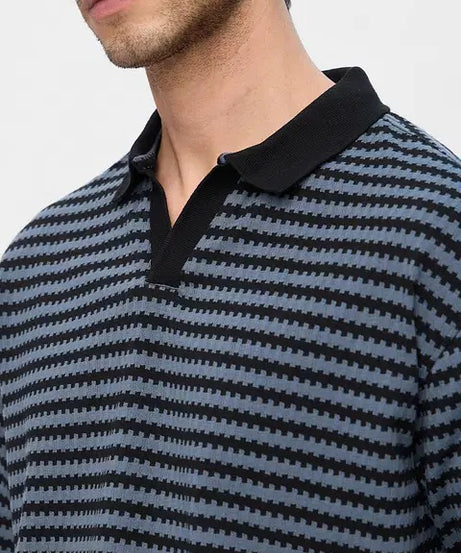 Jacquard Polo Twilight Oversized Polos