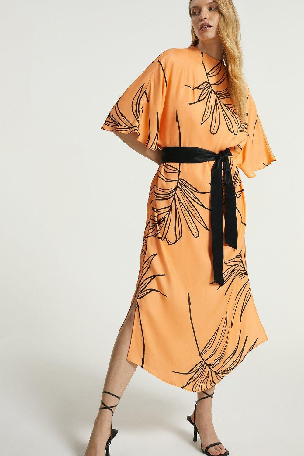 Women's French Moss Kaftan - Flowy Summer Beach Wear Caftan