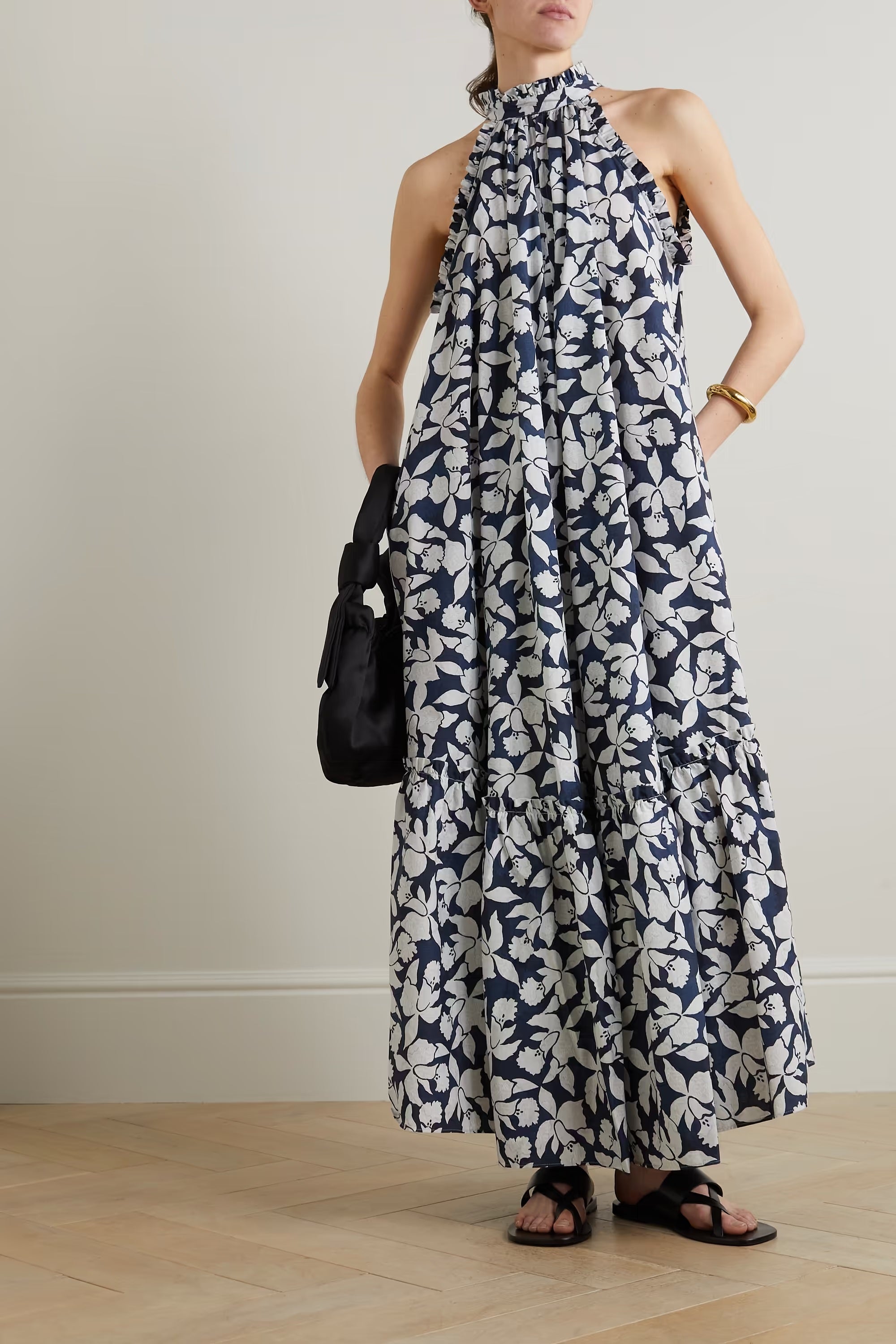 Flowy Rayon Blend Kaftan - Comfortable and Breathable for Women's