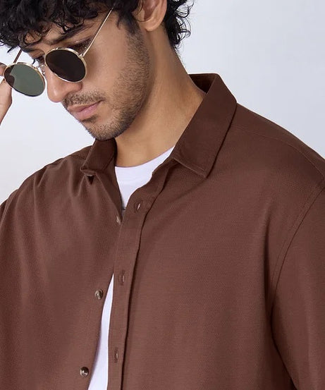 Magnum Men Textured Shirts