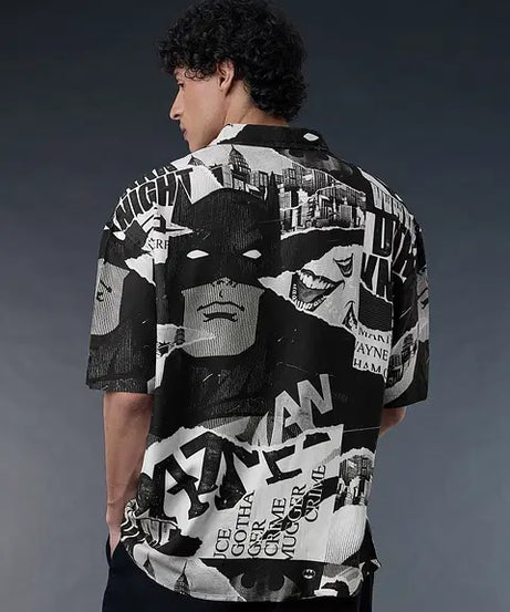 Batman Wayne Industries Oversized Men's Shirt