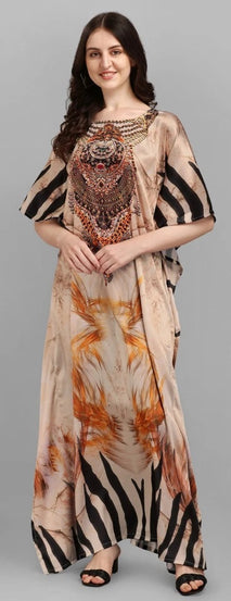 Kaftan Dress For Women Free Size Swim Cover up Batwing Dress Loose Long Caftan