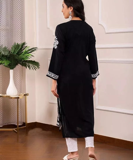 Designer New Full Stitched 14 Kg Heavy Rayon Top Pant & 2 Piece Set