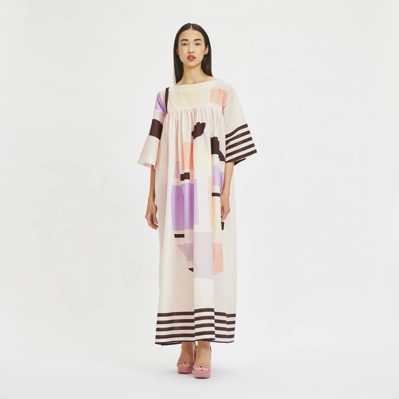 Soft Rayon Cotton Kaftan - Comfortable and Stylish Caftan For Women's