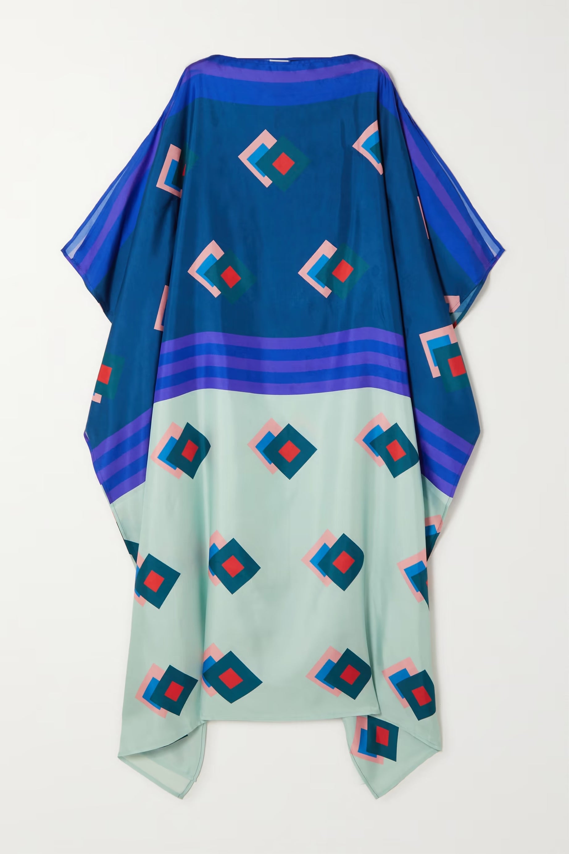 Soft Satin Silk Kaftan, Luxurious and Lightweight Women's Caftan
