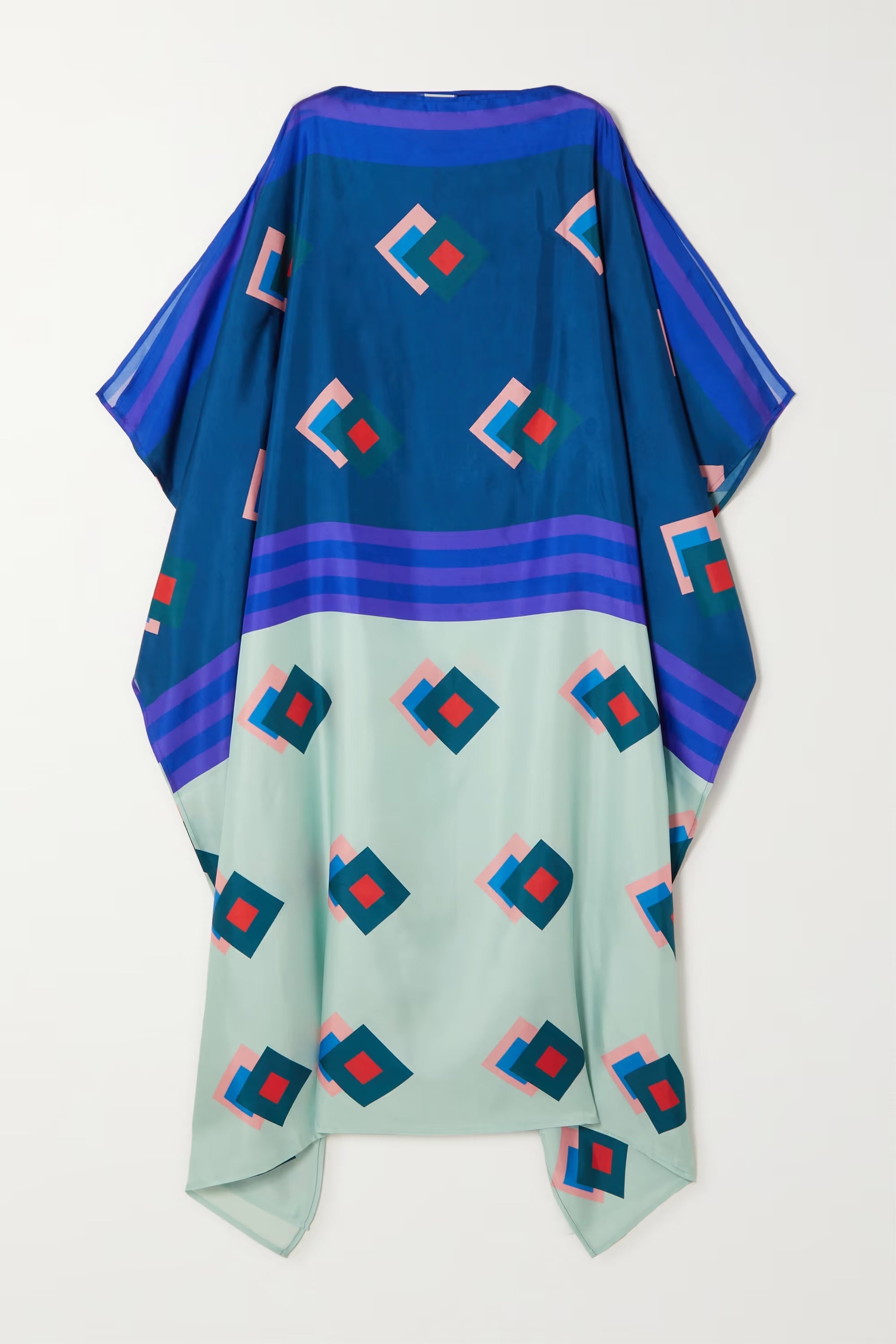 Soft Satin Silk Kaftan, Luxurious and Lightweight Women's Caftan
