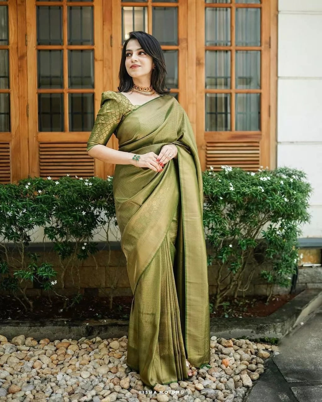 PartyWear Fancy Saree, Ethnic Function Style Sari & Blouse