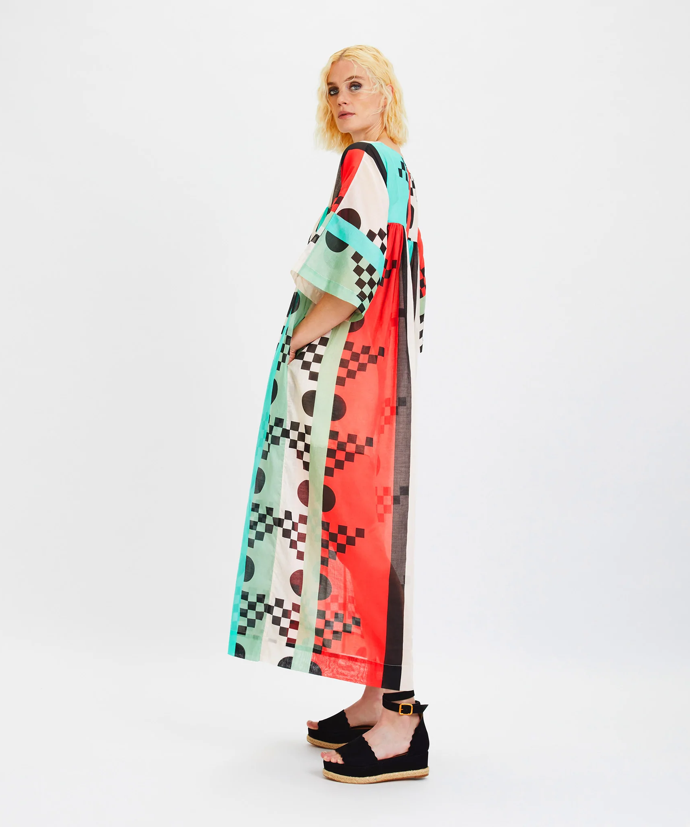 Soft Rayon Cotton Kaftan – Lightweight and Breathable Caftan For Women's