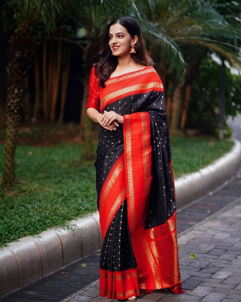 Bollywood Banarasi Soft Silk Function Wear Saree With Blouse 11-VD