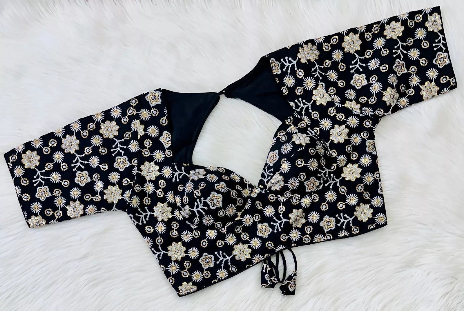 Stitched Maharaja Georgette Blouse & Choli