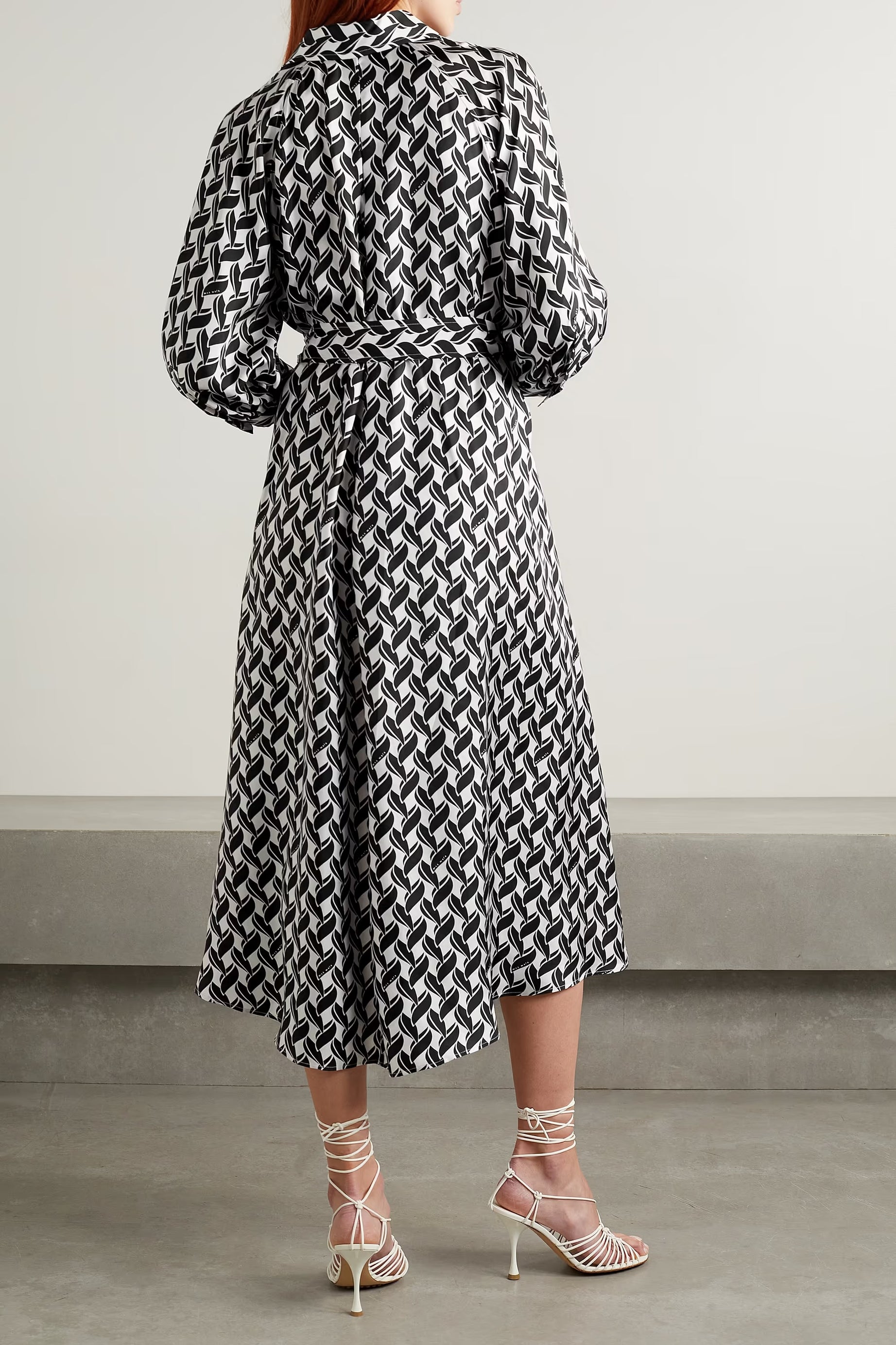 Printed Russian Satin Kaftan – Chic and Stylish Women's Caftan