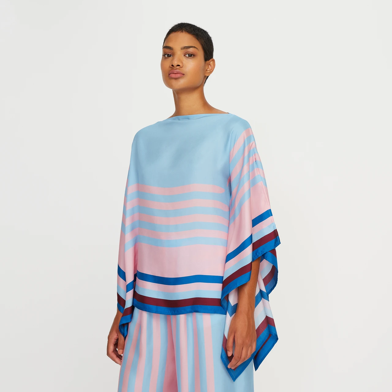 Women's Printed Soft Satin Silk Stylish Co-ord Set