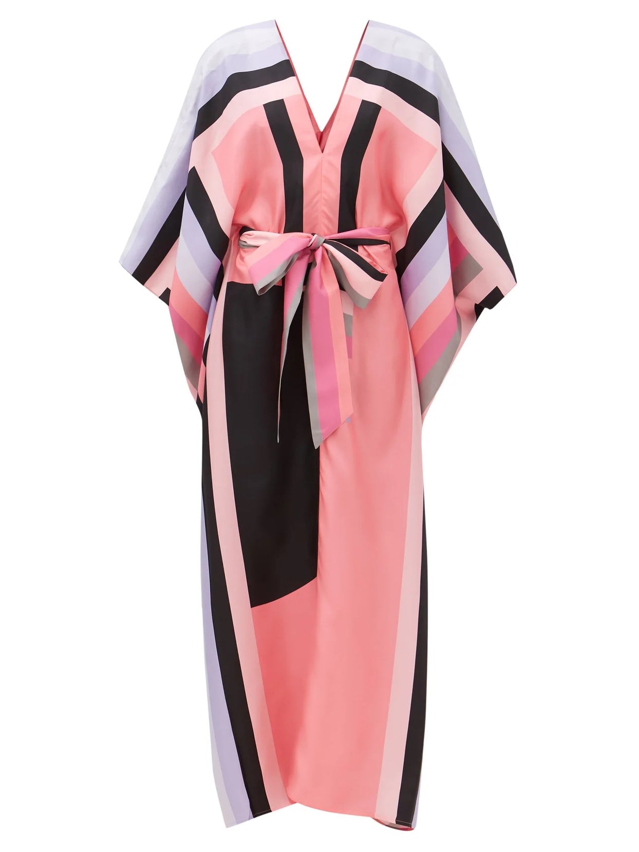 Luxury Silk Crepe Kaftan – Lightweight and Elegant Caftan For Women's