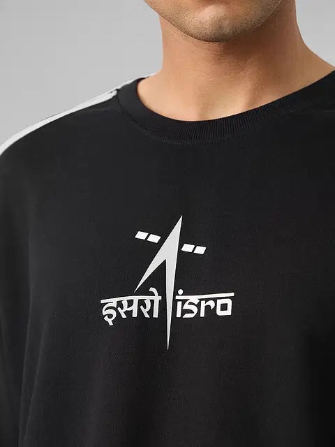 ISRO To The Moon Oversized T-Shirts