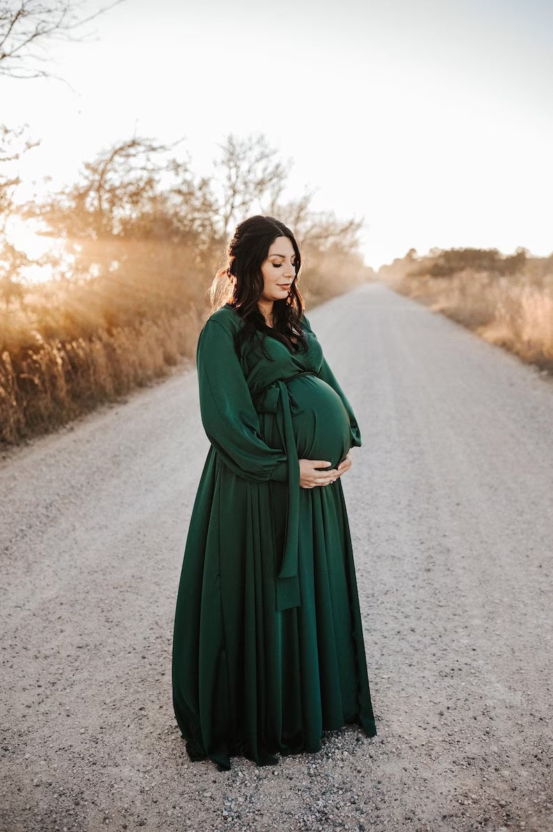 Maternity Photo Shoot and Baby Shower Dress Elegant Maternity Gown