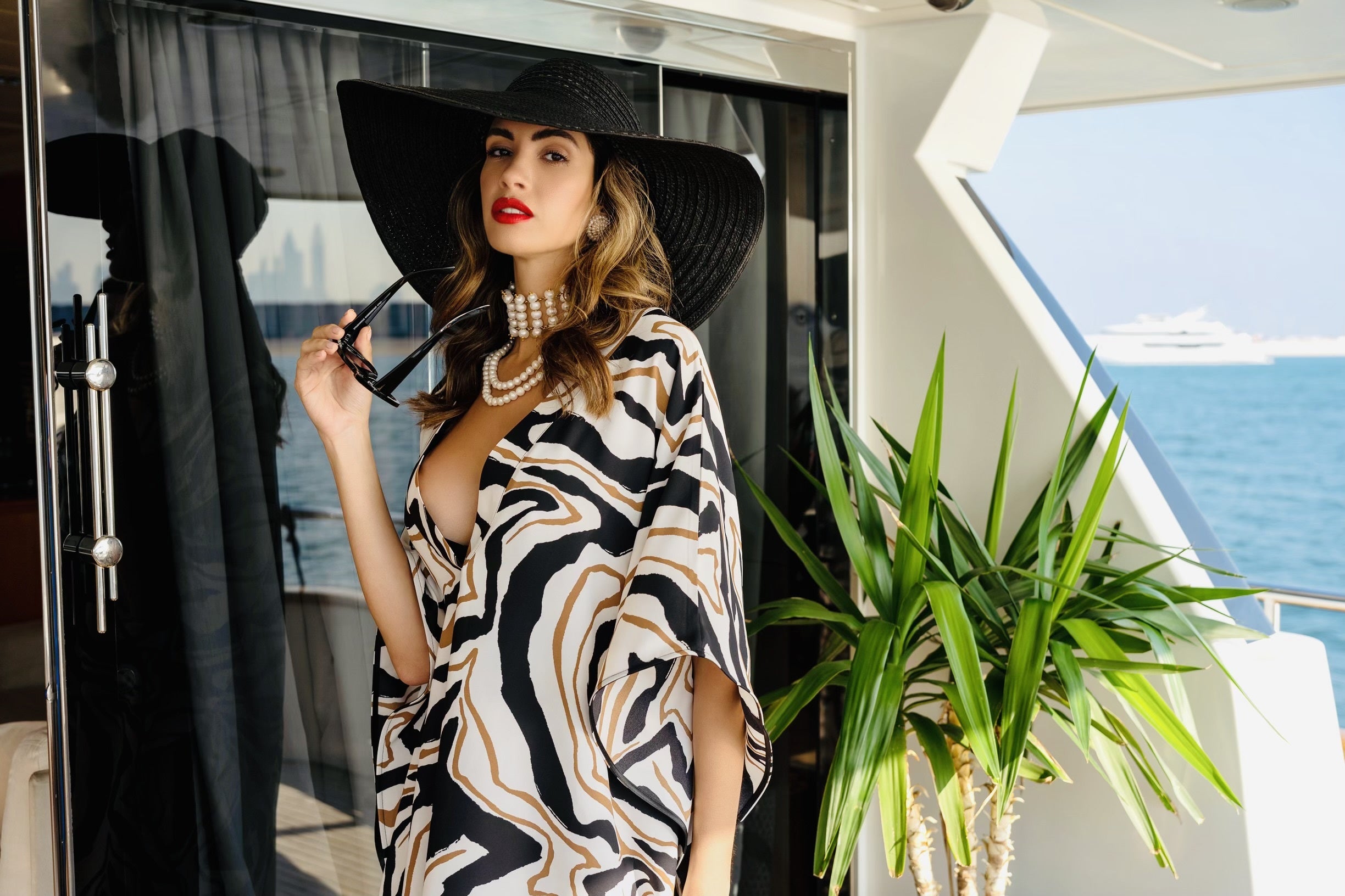 Luxury Premium Persian Silk Digital Printed Women's Long kaftan