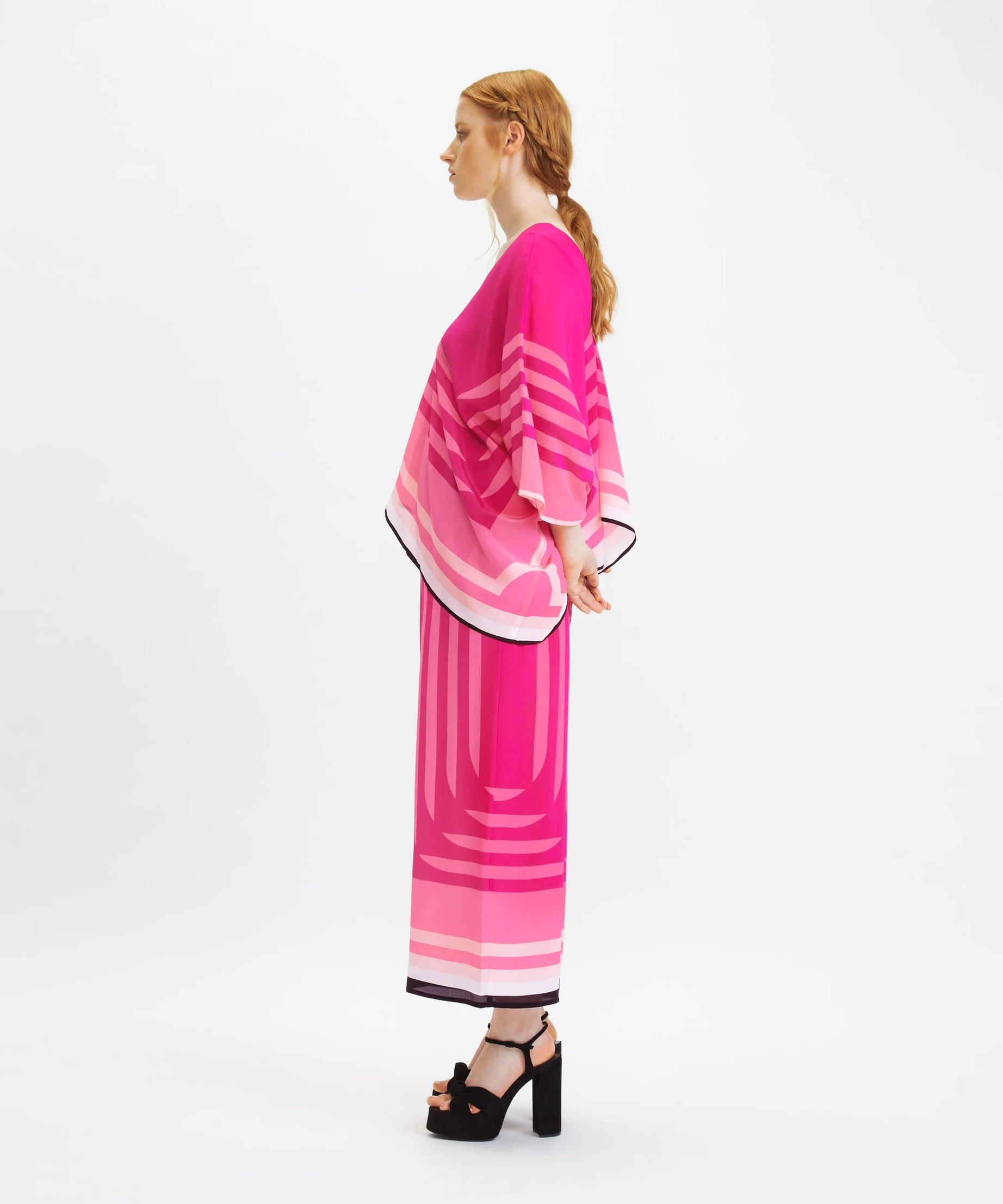 Soft Silk Crepe Co-ord Set  For Women's