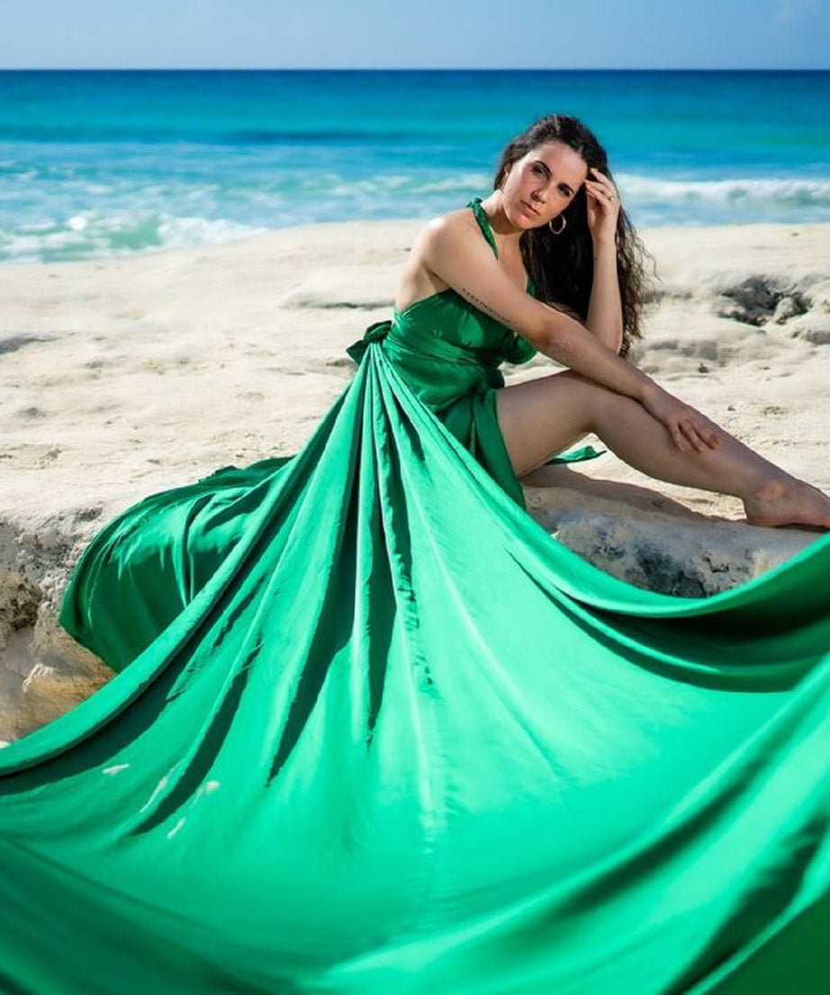 Long Flying Dress | Flying Dress for Photoshoot | Santorini Flying Dress