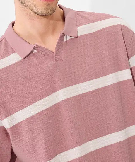 Textured Polo Quartz Oversized Polos