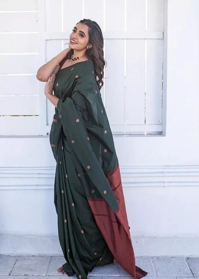 Function Wedding Banarasi Soft Silk Saree Blouse,Traditional Exclusive Sari