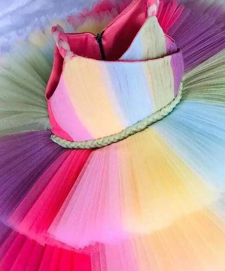 Girl Dress Kids Ruffles Party Wedding Dresses