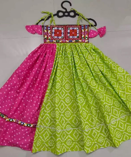 Kids Navratri Cotton Lehenga Choli