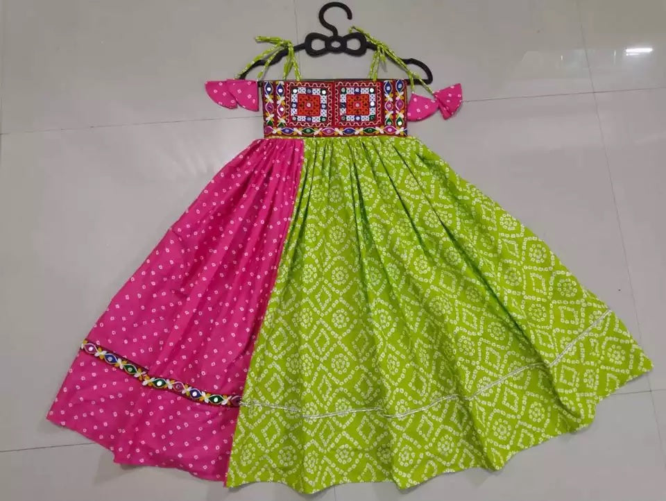 Kids Navratri Cotton Lehenga Choli