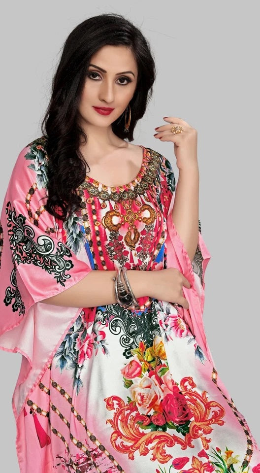 Plus Size Kaftan Dress , Long Caftan Gown Nightdress Beach Party Casual Dress