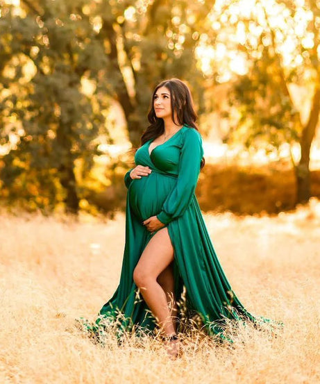 Maternity Photo Shoot and Baby Shower Dress Elegant Maternity Gown