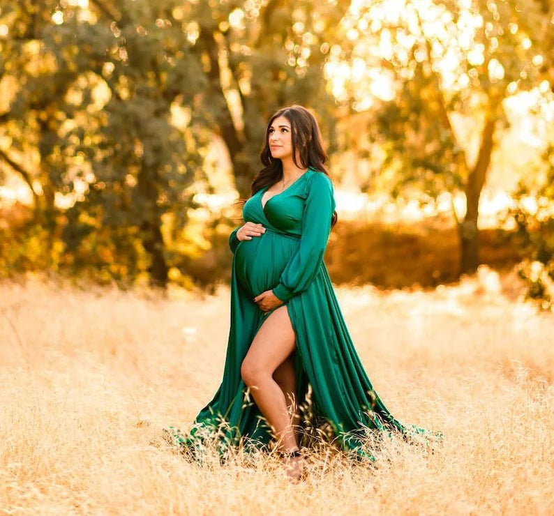 Maternity Photo Shoot and Baby Shower Dress Elegant Maternity Gown