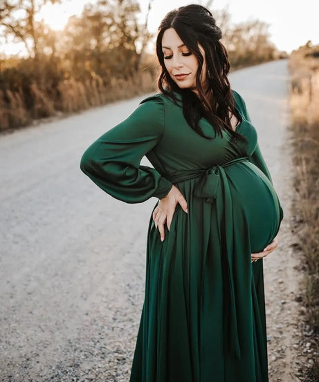 Blush Beige Pregnancy Dress Maternity Dress For Baby Shower