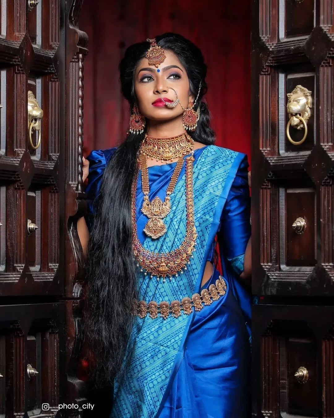 Traditional Classic Party Wear Saree, Ethnic Wedding Sari For Women's