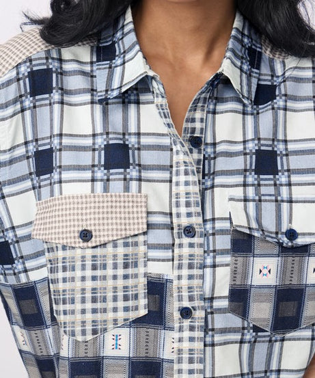 Plaid Aster Women Shirts