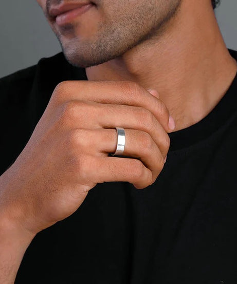 Silver Keep Shining Ring For Him