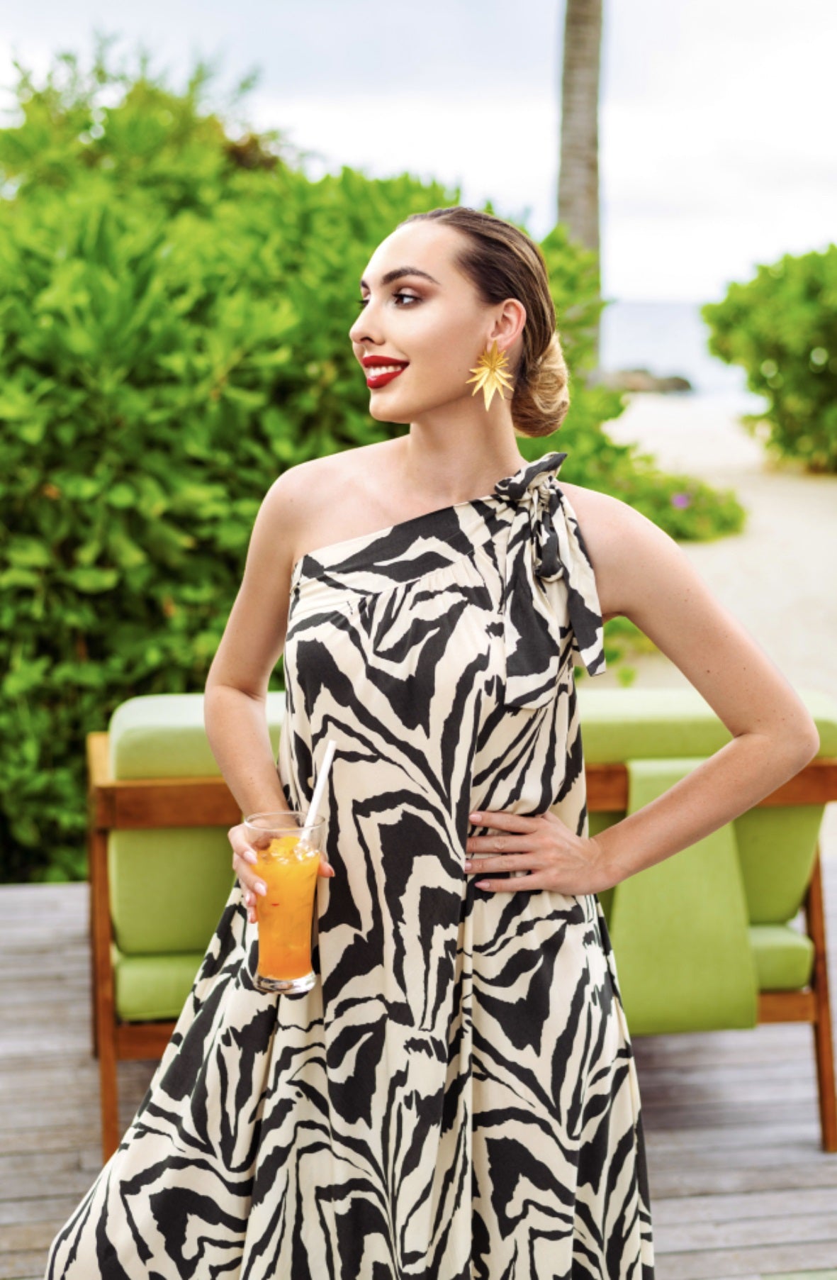 Women's Soft Cotton Blend Kaftan - Lightweight and Stylish Caftan