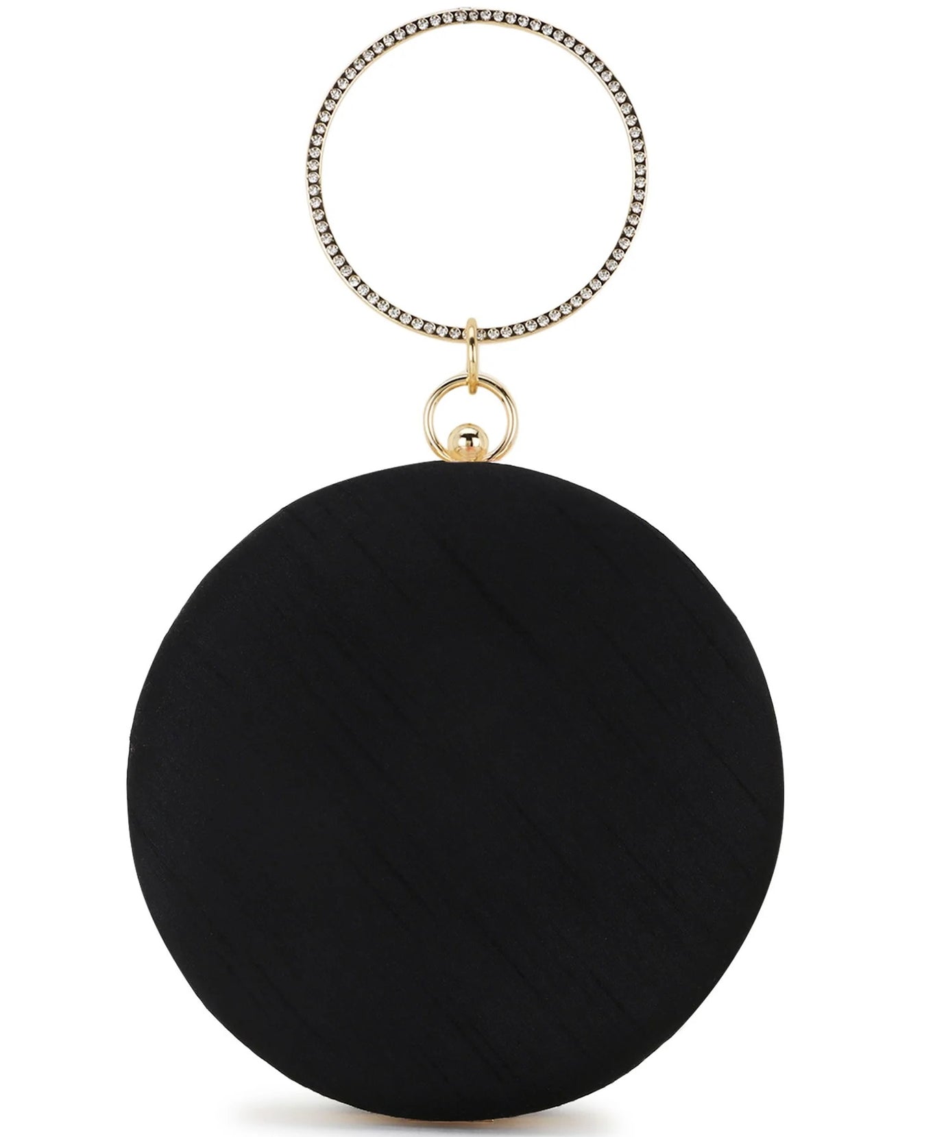 Gala Floral Emroidered Faux Silk Clutch