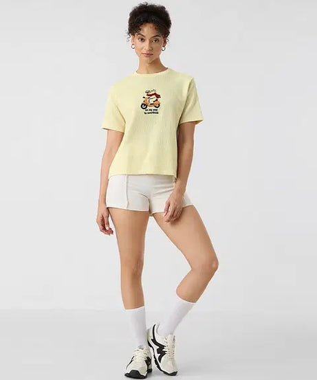 Textured T-Shirt On My Way To Overthink Women Relaxed Fit T-Shirt