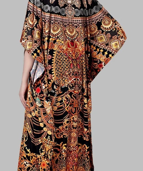 Kaftan Dress For Women Long Free size Summer Beach Maxi Dress For Ladies