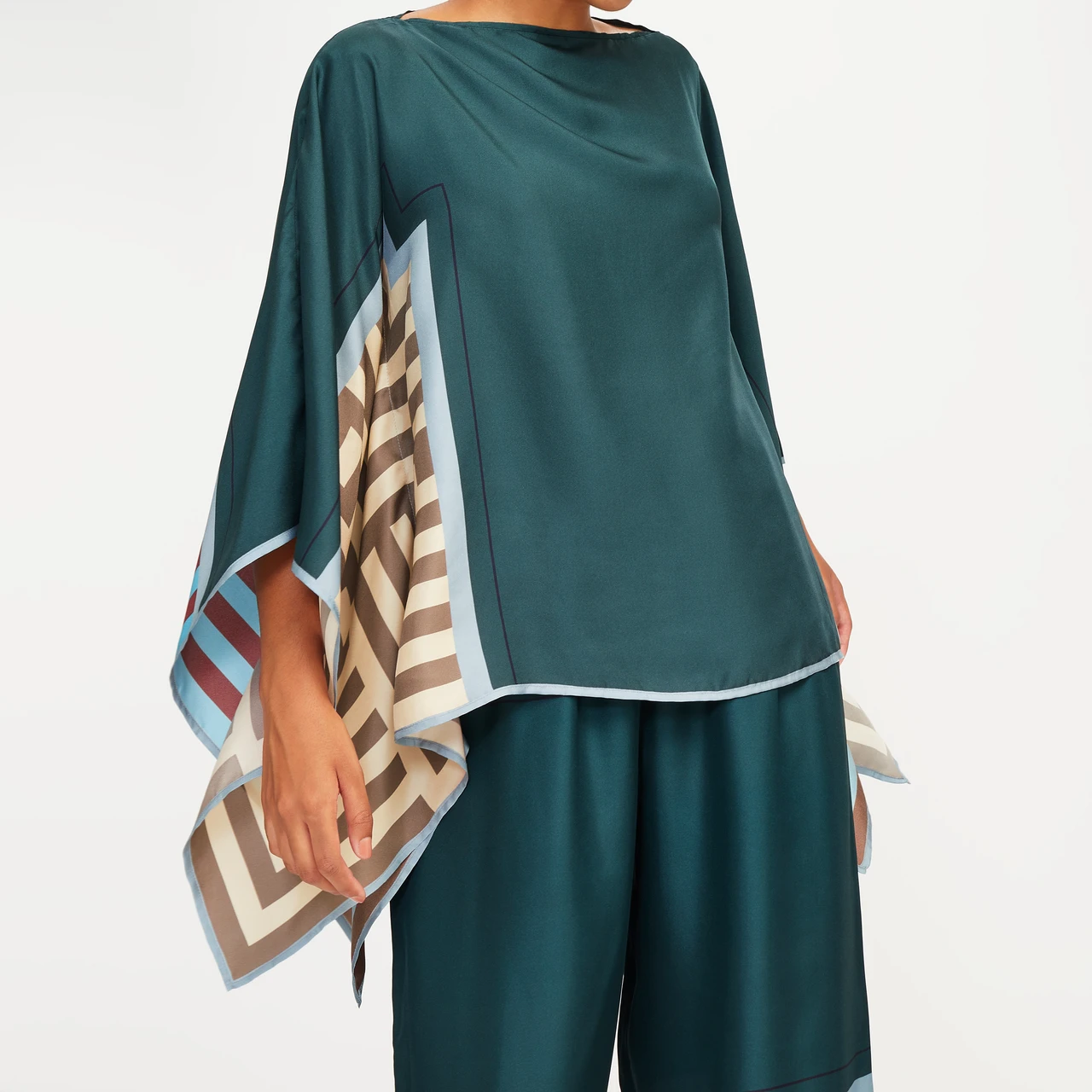 Women's Rama Soft Satin Silk Co-ord Set